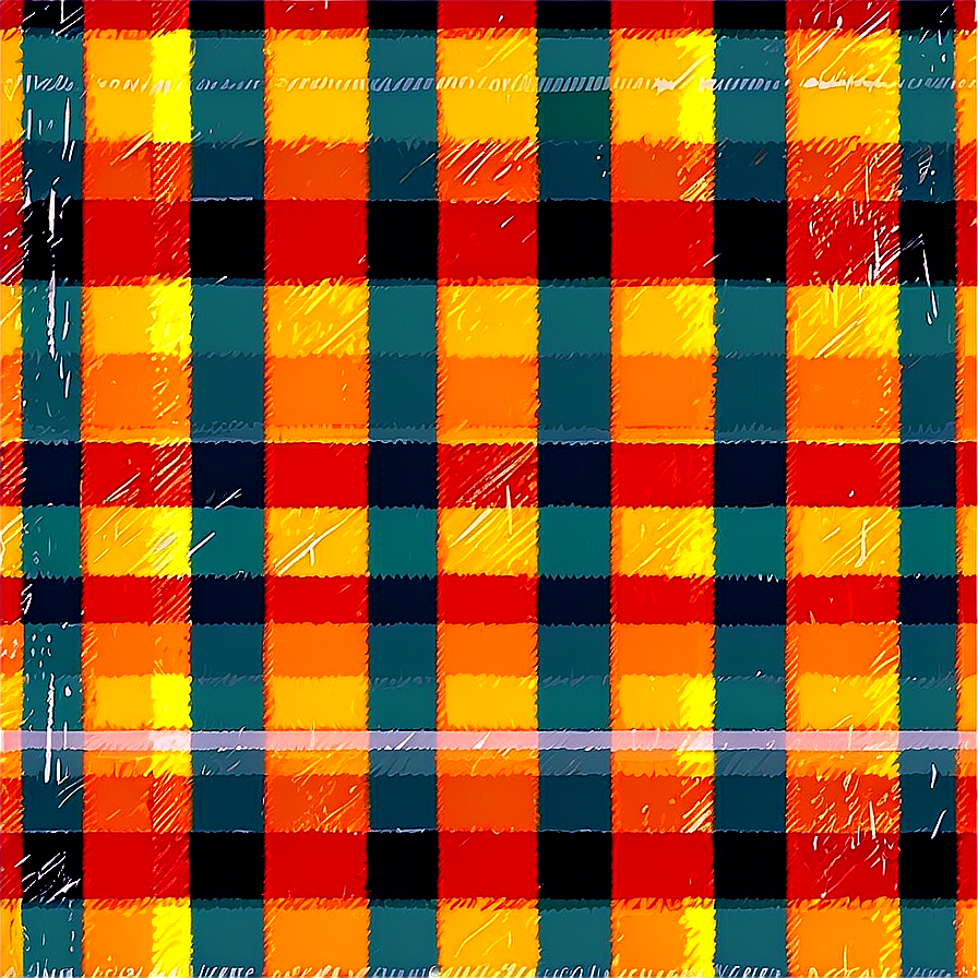 Orange Fall Plaid Png Ylj