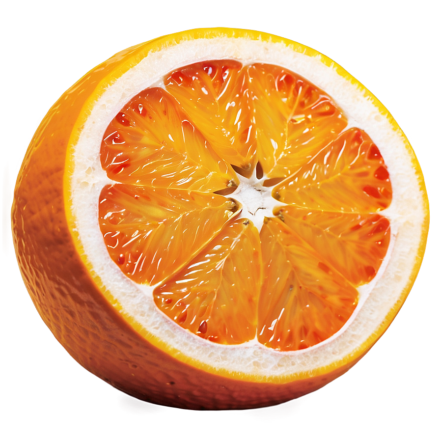 Orange Fruit Cut In Half Png Hxr