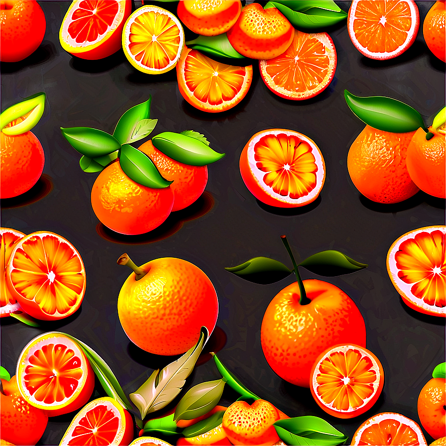 Orange Fruit Vector Png Hbb55