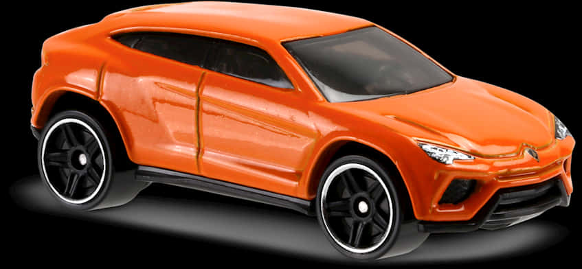 Orange Hot Wheels Sports Car