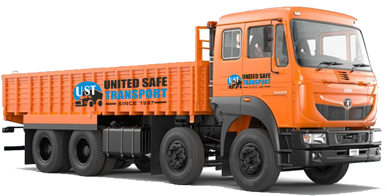 Orange Indian Lorry U S T Transport