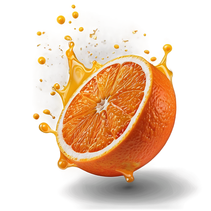 Orange Juice Splash Png 05032024