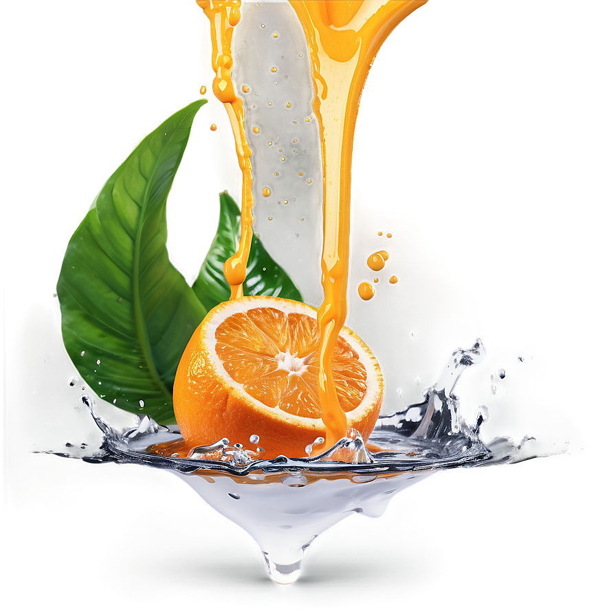 Orange Juice Splash Png Pyp58