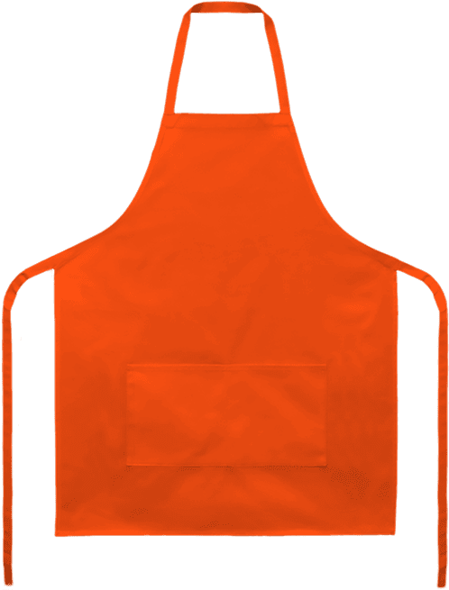 Orange Kitchen Apron