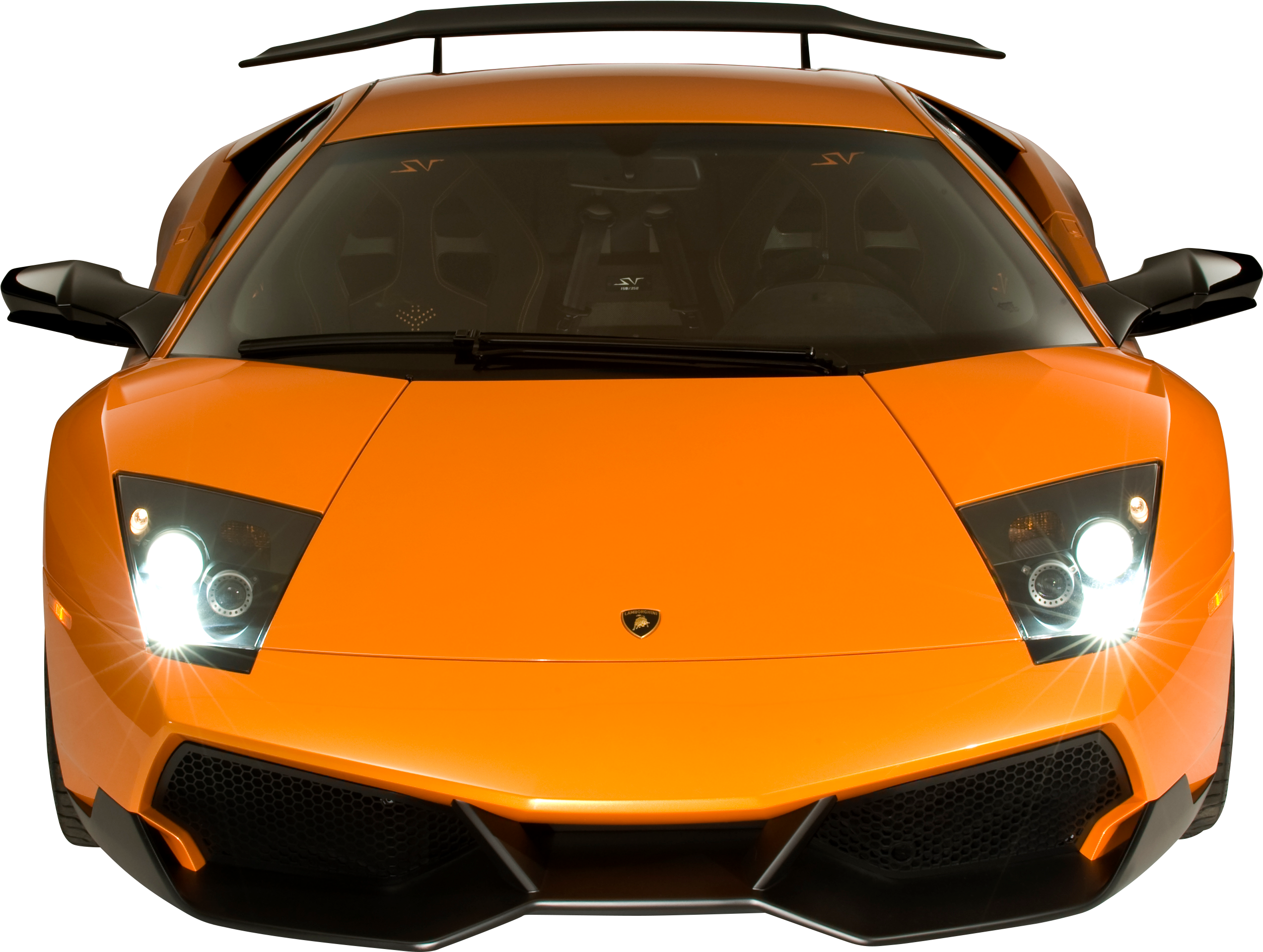 Orange Lamborghini Murcielago S V Front View