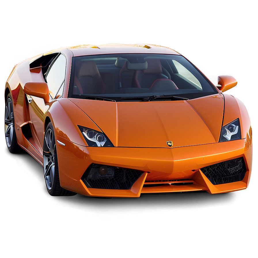 Orange Lamborghini Png Car