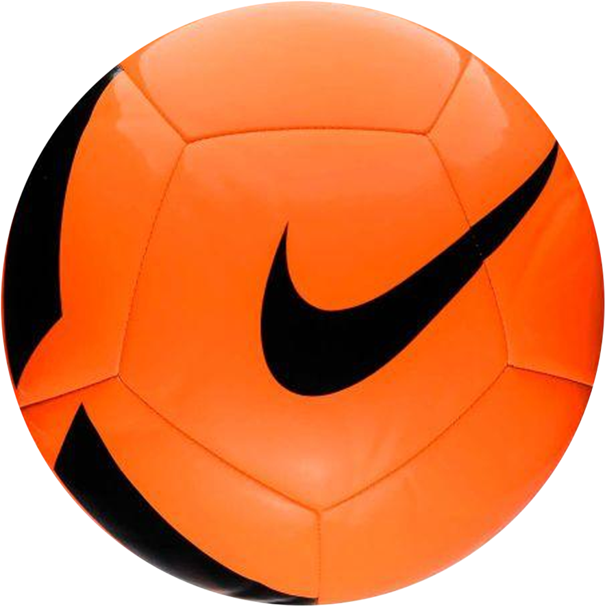 Orange Nike Soccer Ball