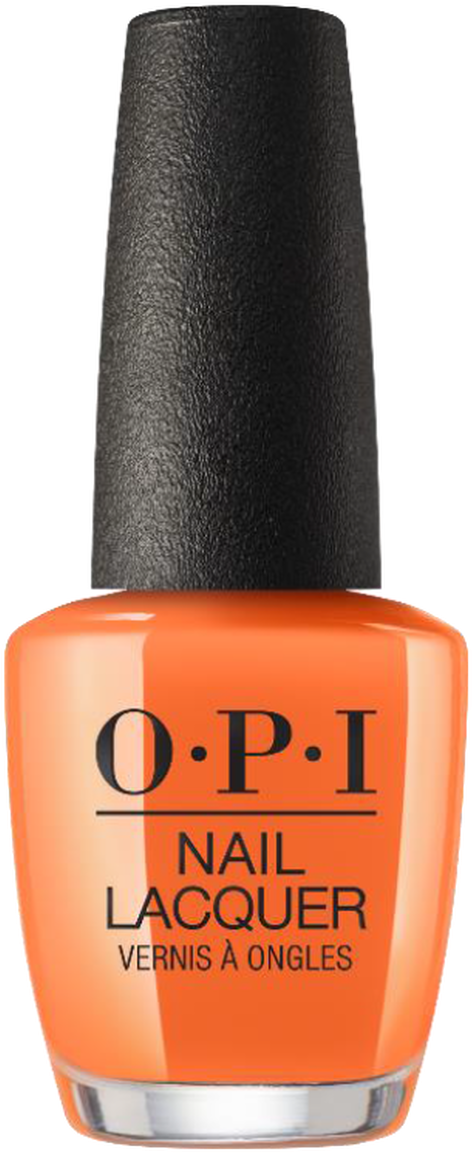 Orange O P I Nail Polish Bottle