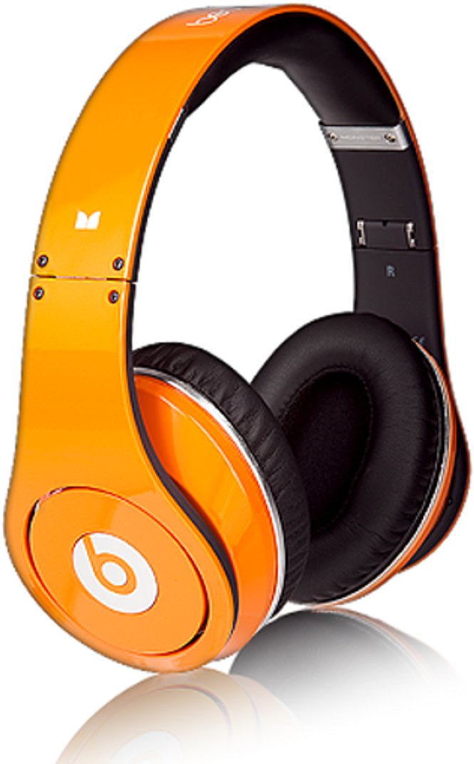 Orange Over Ear Headphones