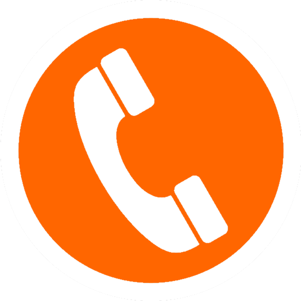 Orange Phone Icon