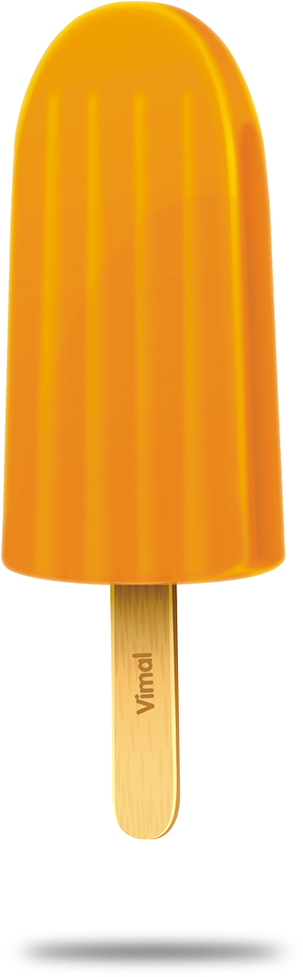 Orange Popsicle Illustration