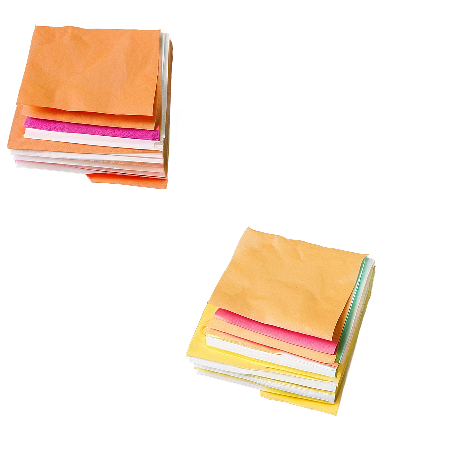 Orange Post It Png Spj3