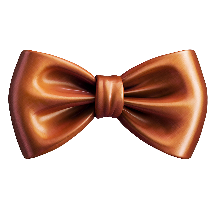 Orange Ribbon Gift Bow Png 06132024