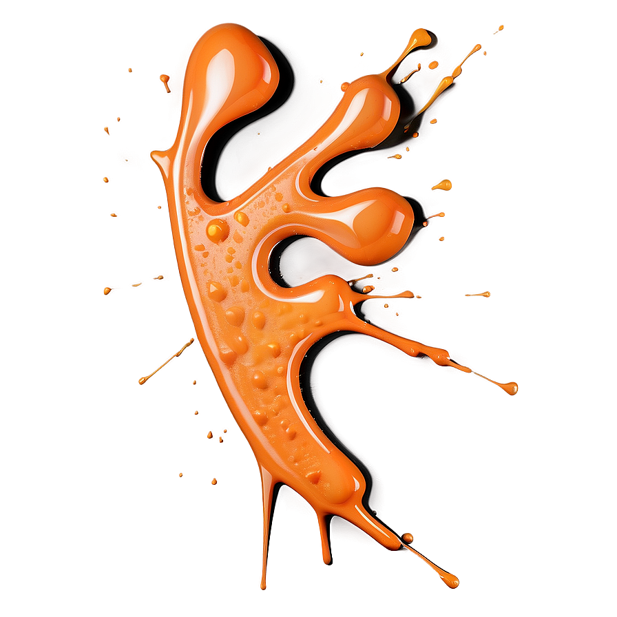 Orange Splat Png 06122024