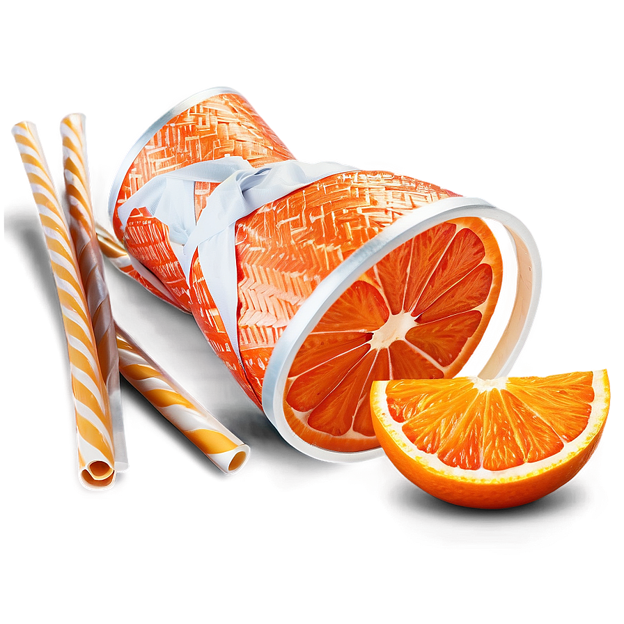 Orange Straw Png Uax