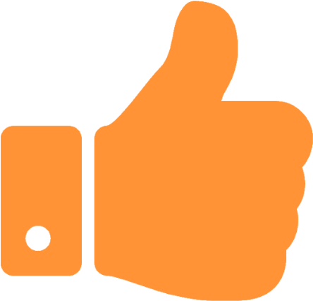 Orange Thumbs Up Emoji