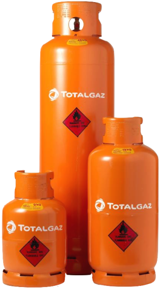 Orange_ Totalgaz_ L P G_ Cylinders