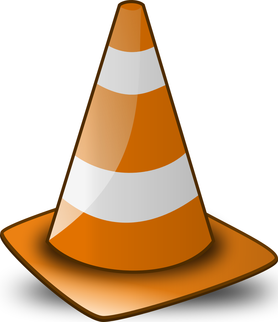 Orange Traffic Cone Illustration