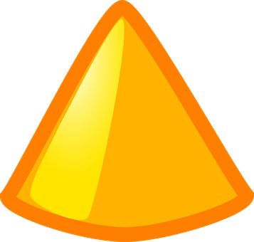 Orange Triangle Warning Symbol