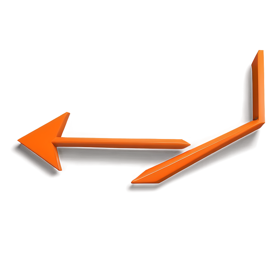 Orange Upward Arrow Png Twv