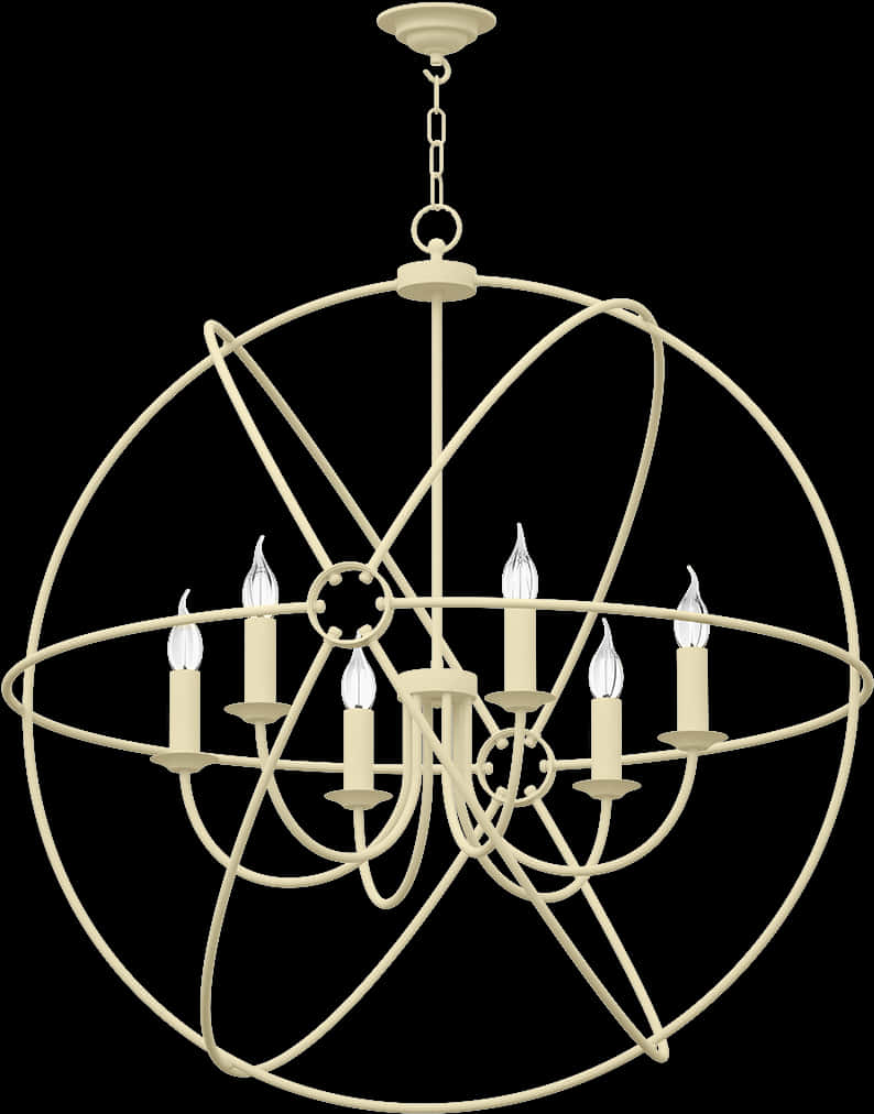 Orbital Candle Chandelier