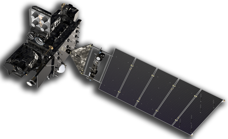 Orbiting Spacecraft Isolated