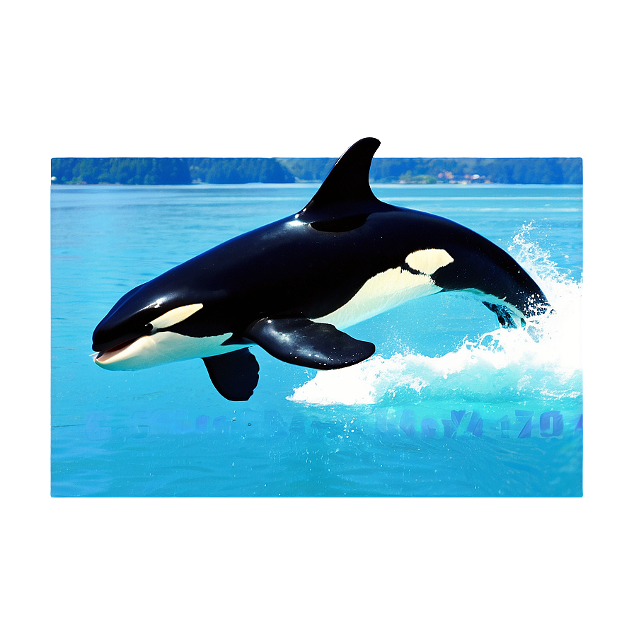 Orca In Crystal Waters Png Rer