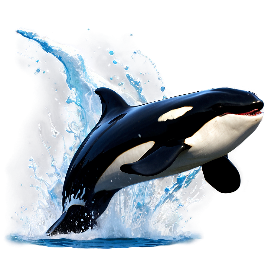 Orca Whale Splash Png 70