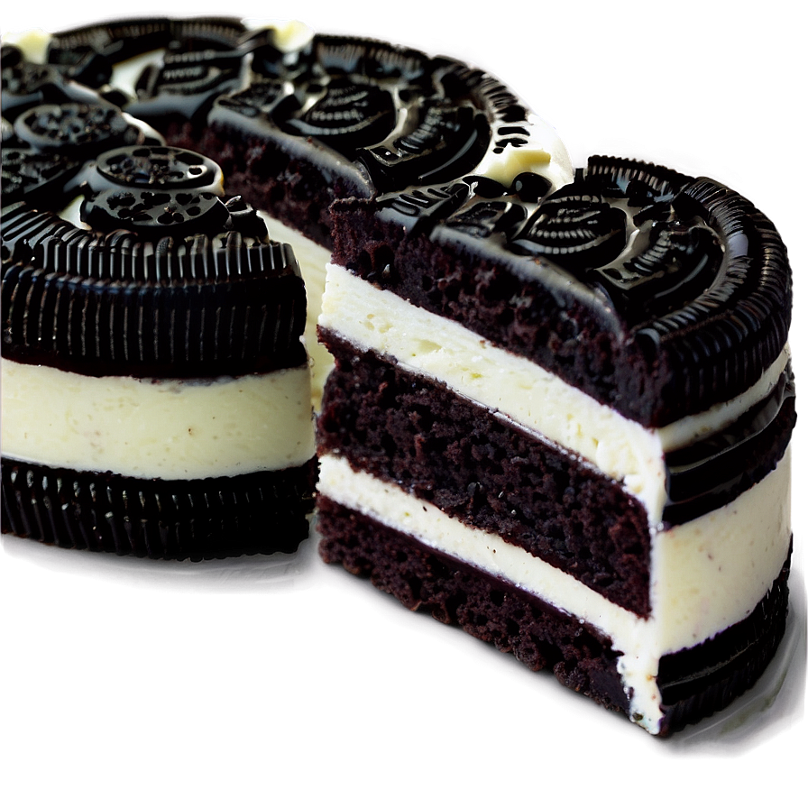 Oreo Cake Slice Png Kfi12