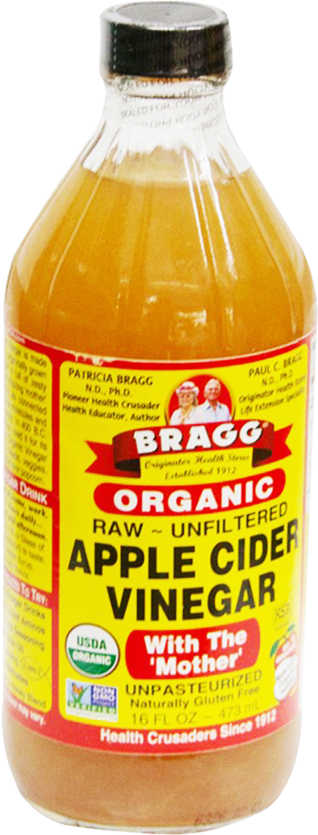 Organic Apple Cider Vinegar Bottle