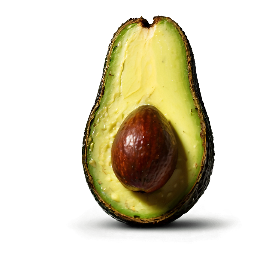 Organic Avocado Half Png 06252024