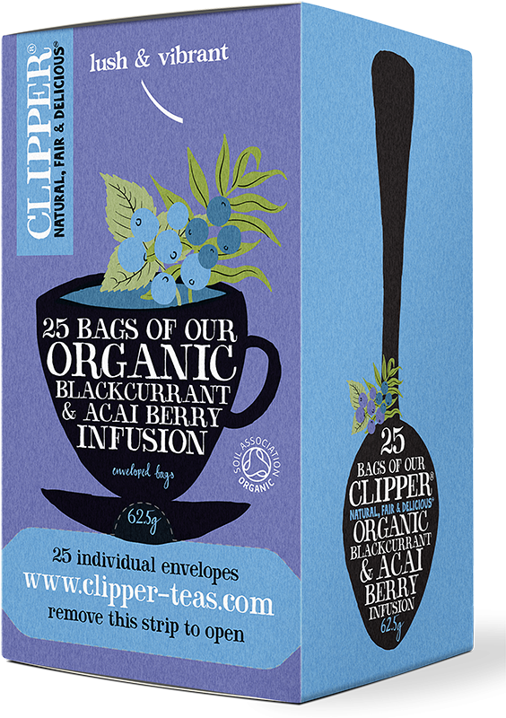 Organic Blackcurrant Acai Berry Tea Box