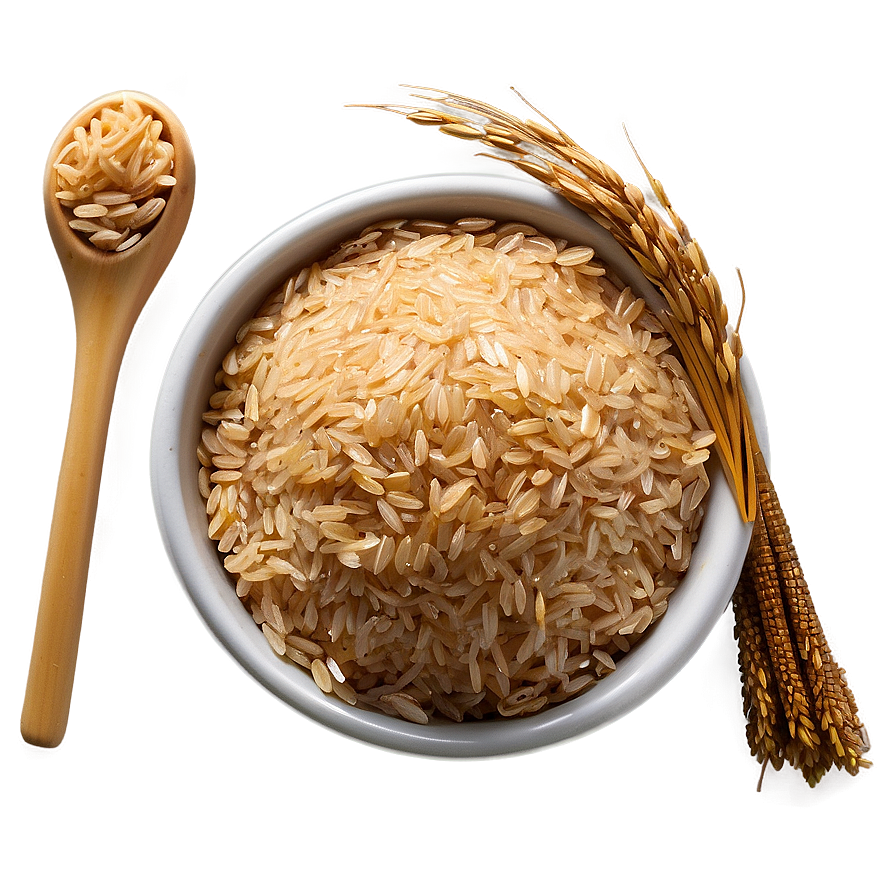 Organic Brown Rice Grains Png 83