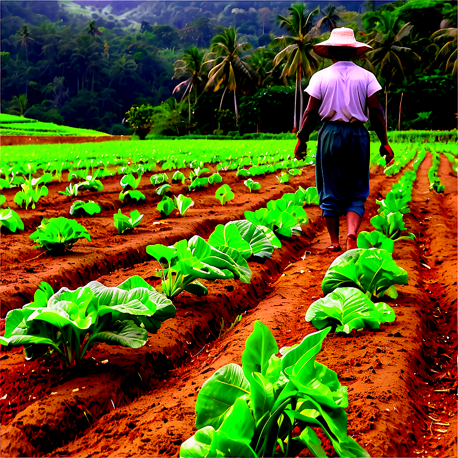 Organic Farming Field Png 41