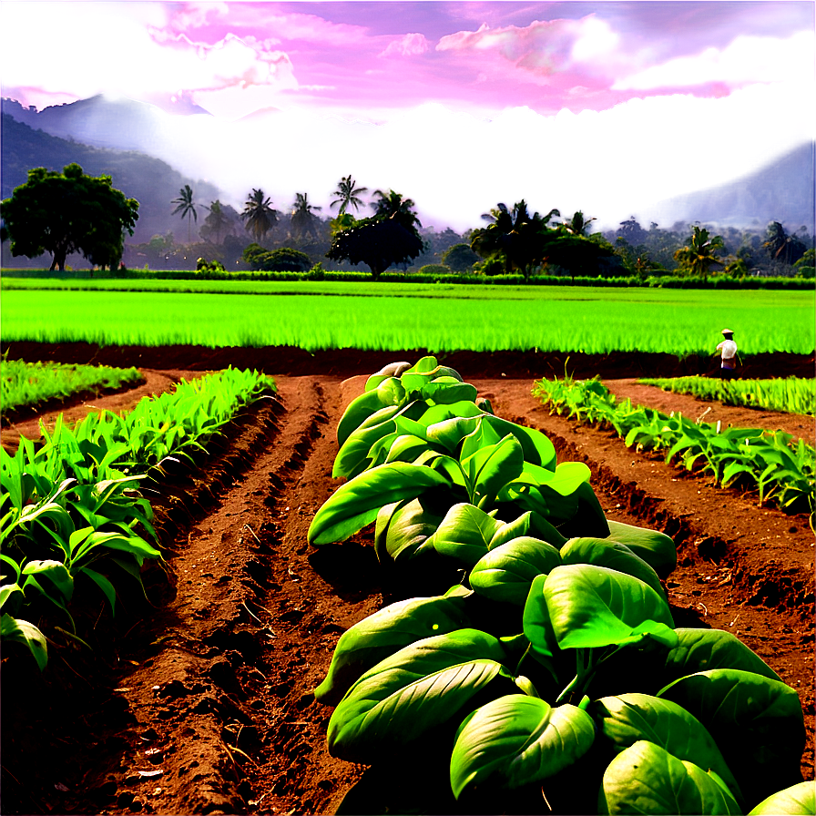 Organic Farming Field Png Mof