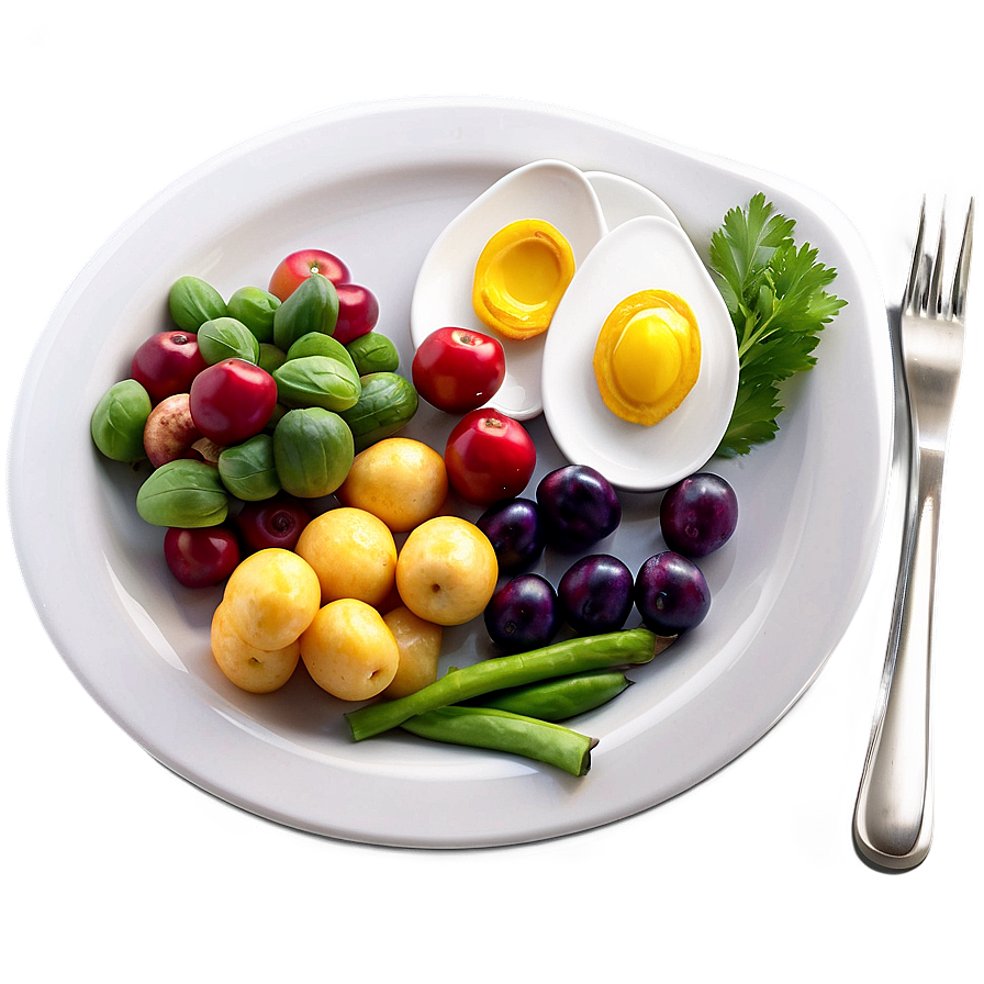 Organic Food Plate Png Oed72