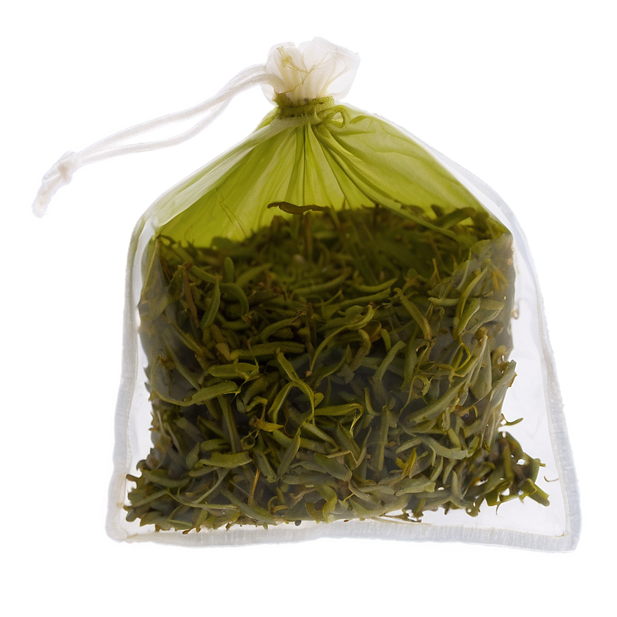 Organic Green Tea Bag Png 82