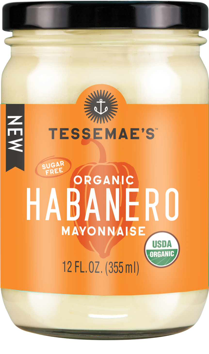 Organic Habanero Mayonnaise Jar