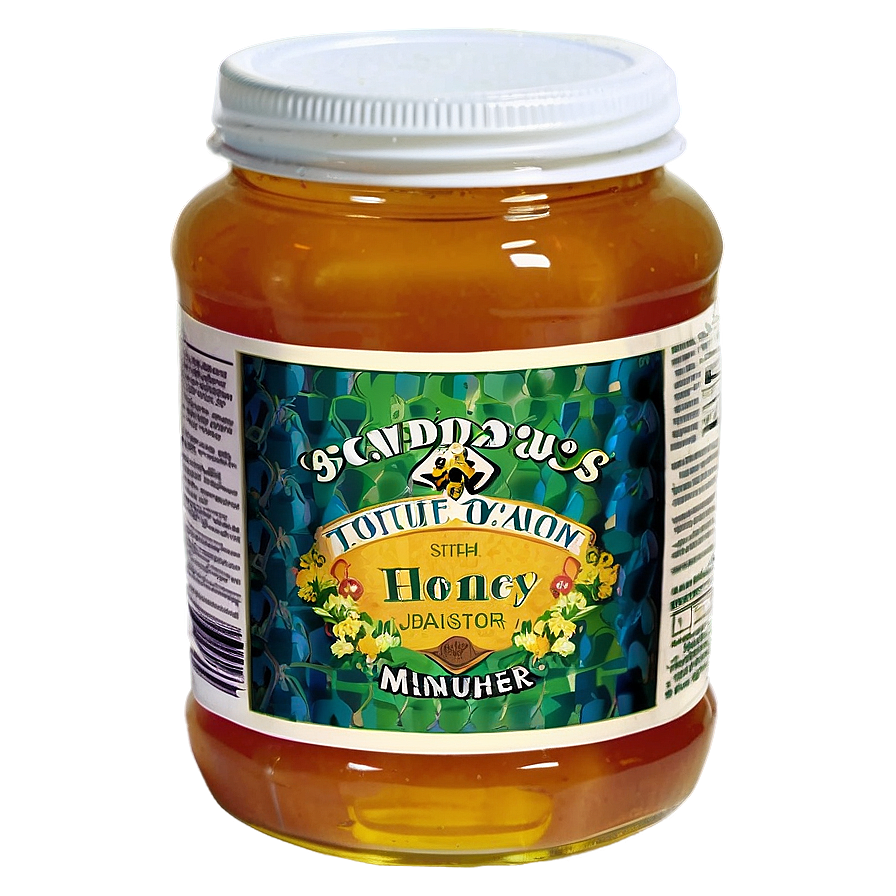 Organic Honey Jar Png Vld