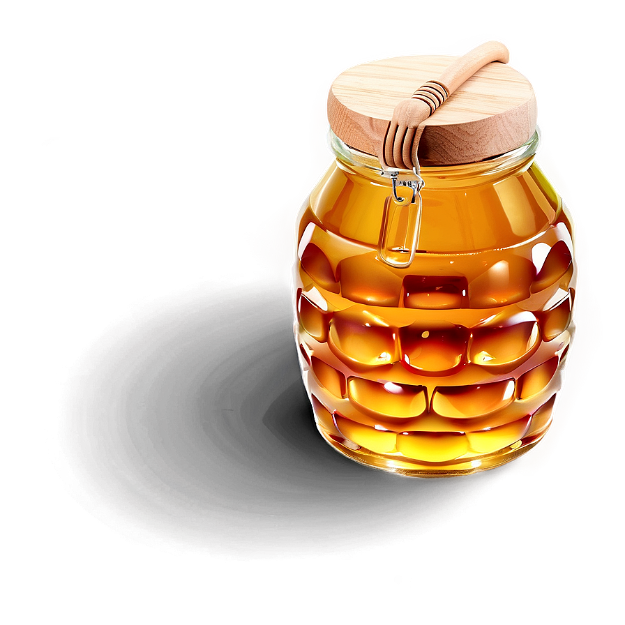 Organic Honey Jar Png Voi29