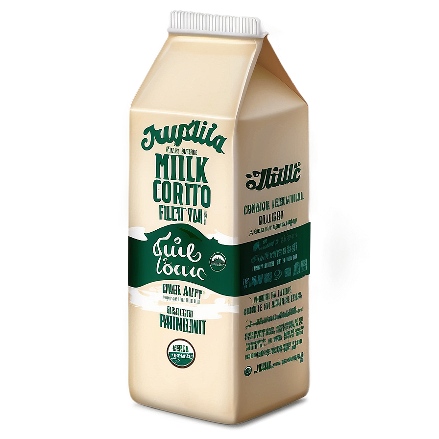 Organic Milk Carton Png 15