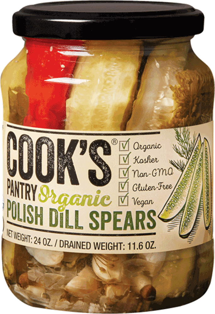 Organic Polish Dill Pickles Jar