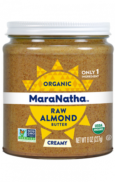 Organic Raw Almond Butter Jar