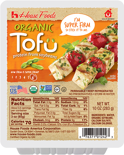 Organic Super Firm Tofu Package