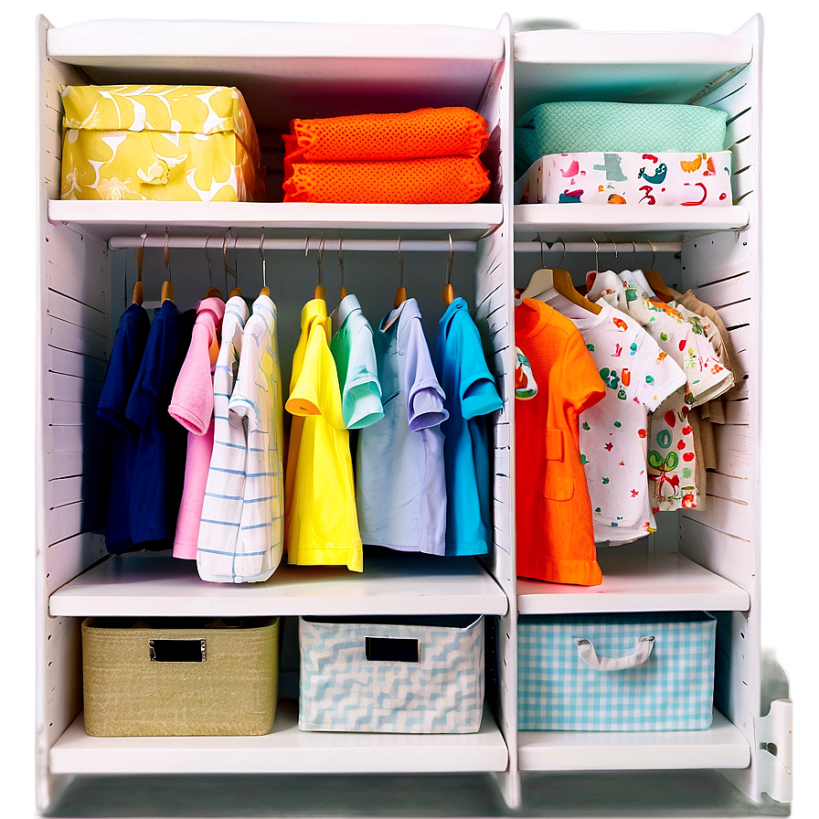 Organized Baby Nursery Closet Png 70