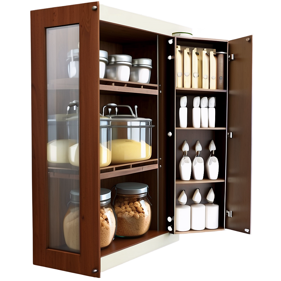 Organized Baking Ingredients Cabinet Png 06212024