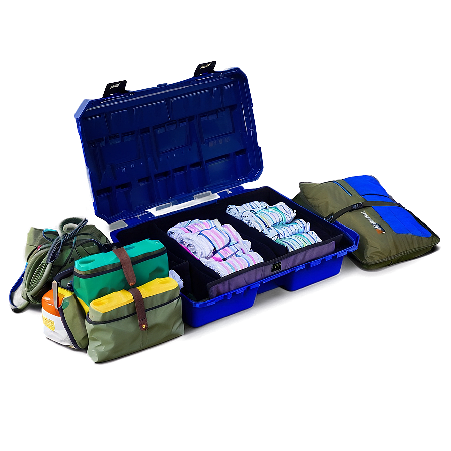 Organized Camping Equipment Box Png 06212024