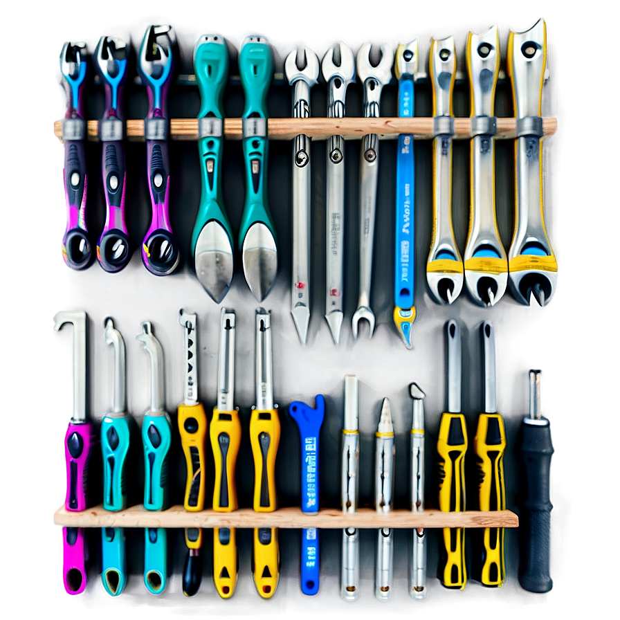 Organized Diy Tools Wall Png 89