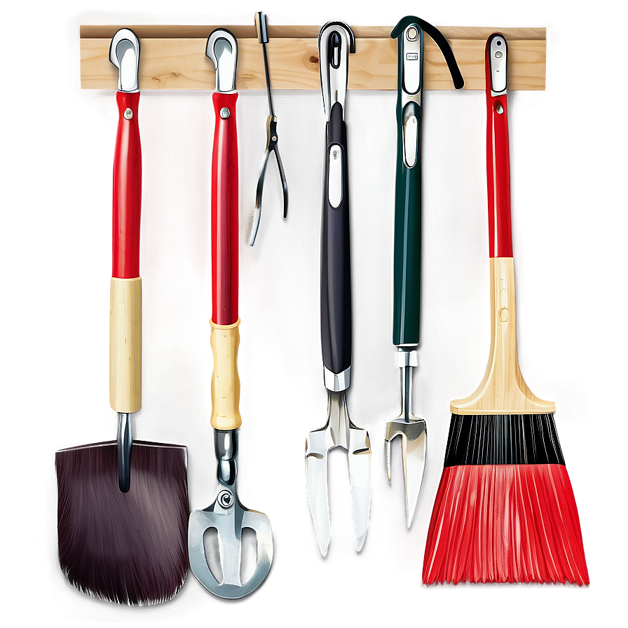 Organized Garden Tools Shed Png 67