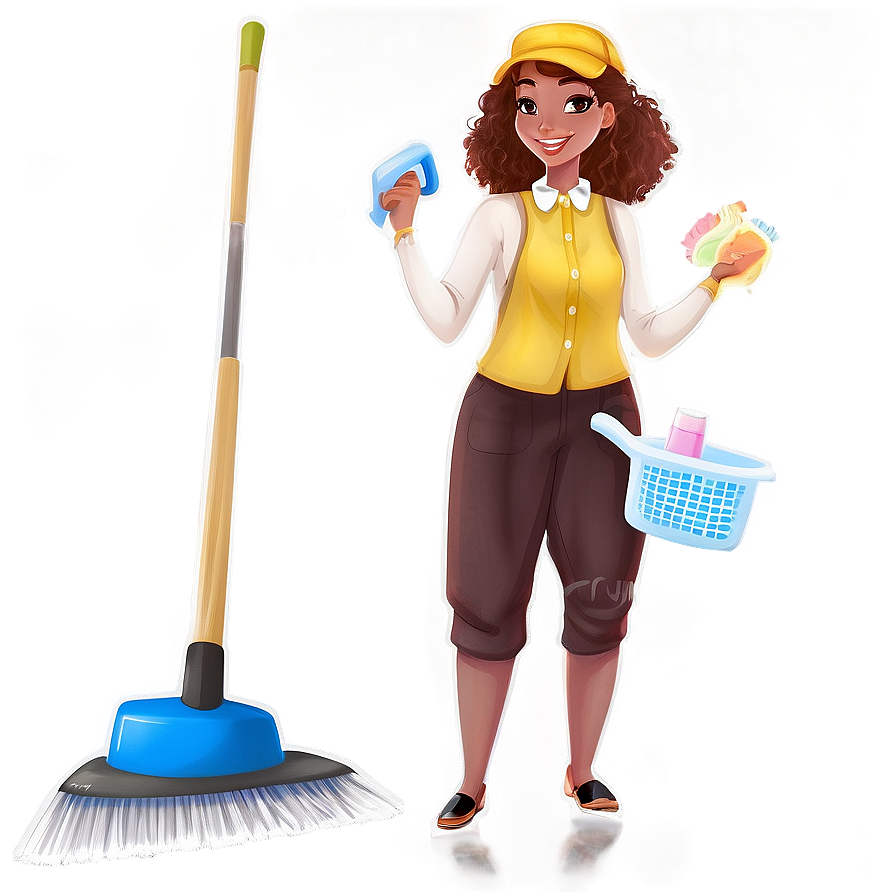 Organized House Cleaner Png 06292024